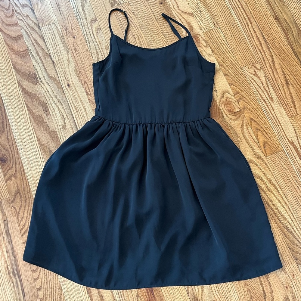 Amanda Uprichard adjustable strap black dress bin1